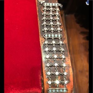 Tommassini turquoise and diamond bracelet